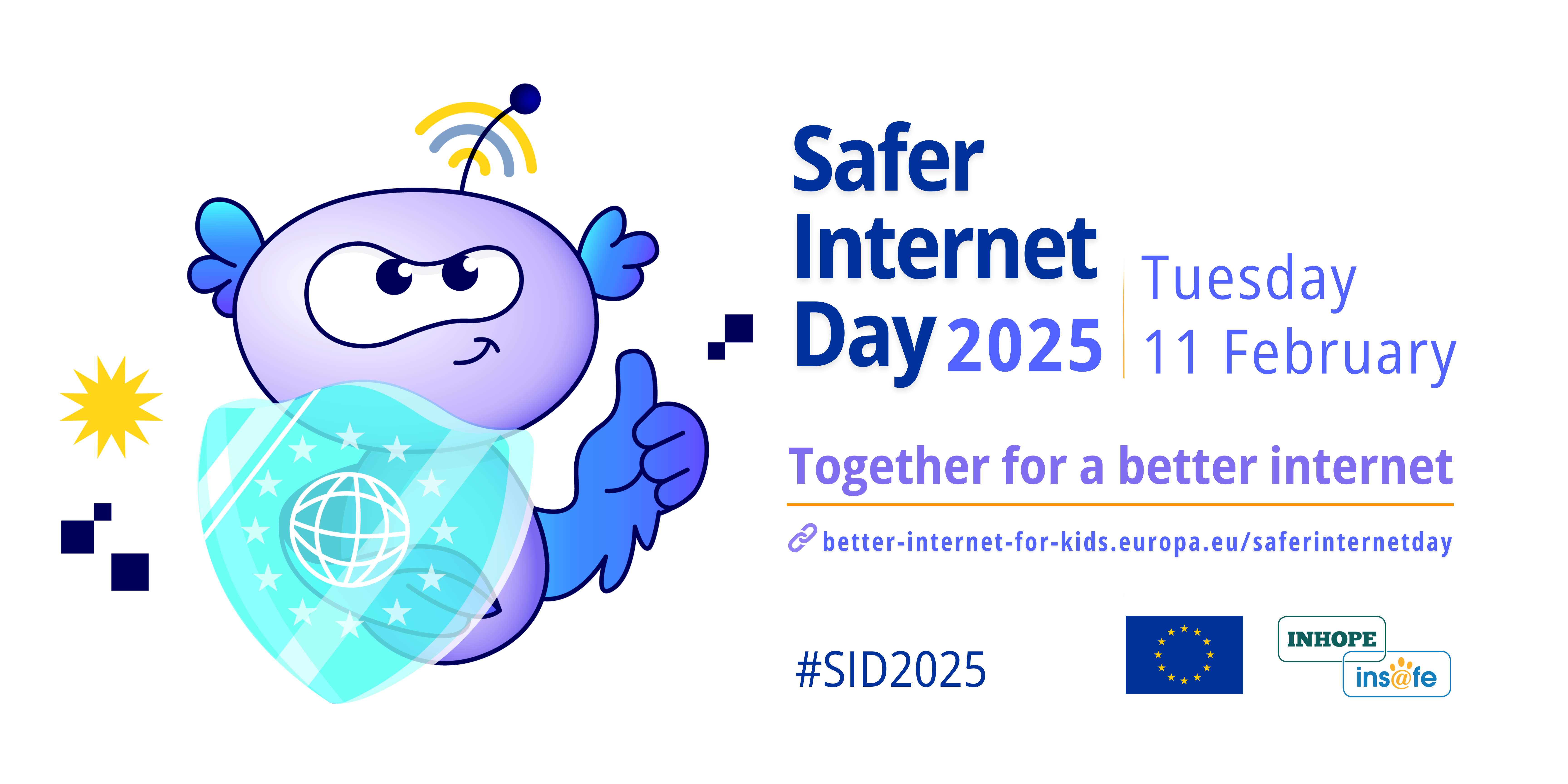 Logo Safer Internet Day 2025 © BIK Team  - Saferinternet.at 