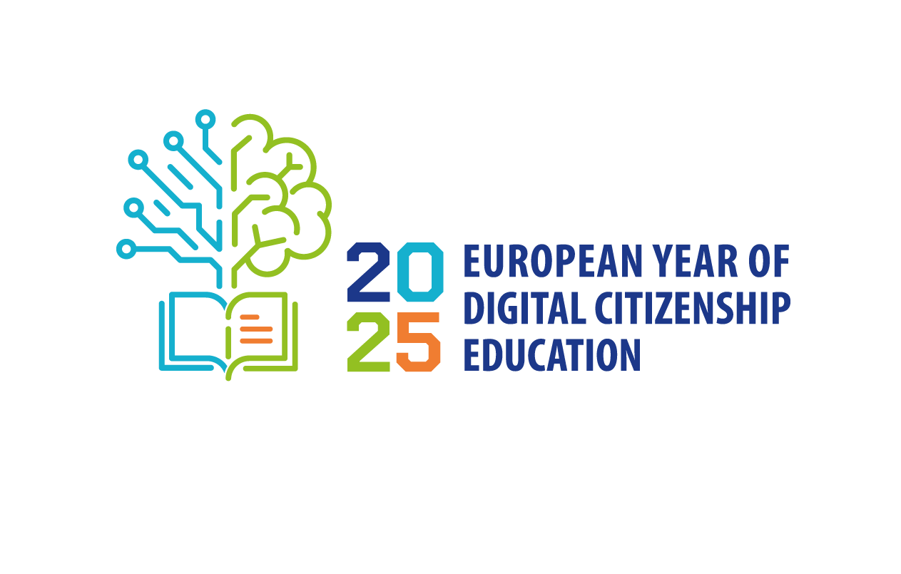 Logo European year of digital citizenship education 2025 ©  Council of Europe 